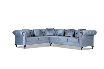 L shape grey modren sofa
