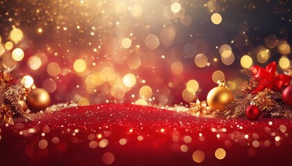 christmas xmas background red abstract valentine red glitter bokeh vintage lights happy holiday new year defocused
