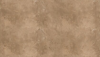 seamless faux plaster sponge painting fresco limewash concrete or cement inspired rustic accent wall background texture abstract painted stucco wallpaper pattern neutral earthy warm taupe brown - obrazy, fototapety, plakaty