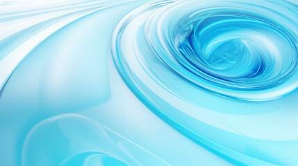 Fototapeta premium Abstract background with swirl and smooth lines, blue shades. Twirling vortex, abstract spiral