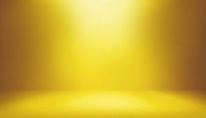 yellow background abstract with light bright white color 3d room studio gradient yellow and empty wallpaper backdrop blur background texture for product show color summer tone