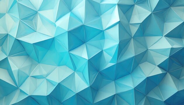light blue polygonal geometric 3d surface