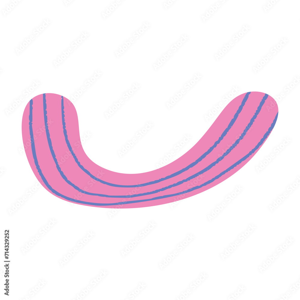 Canvas Prints colorful abstract shapes and geometric elements with texture. cute, playful icons with doodle design