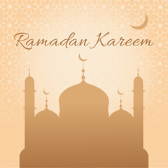 Islamic holiday, Bismillah Ramzan Eid Jumma Mubarak, fasting vector image design, Muslim festival of sacrifice