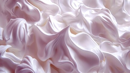 Close up whipped cream