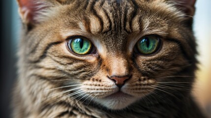 猫の瞳ズームアップ　Generative AI