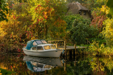 Boat in peaceful surroundings