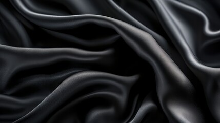 Obraz premium Black silky background