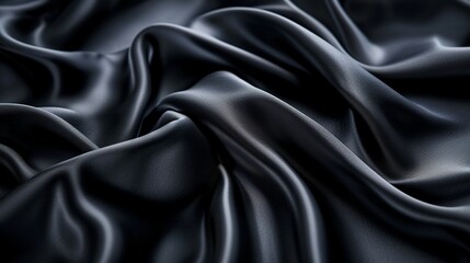 Fototapeta premium Black silky background