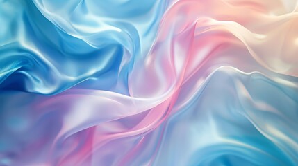 Obraz premium Blue silky background