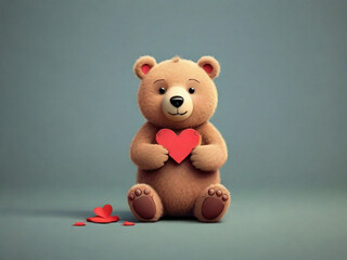 teddy bear with heart