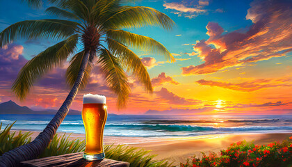 beer on the beach