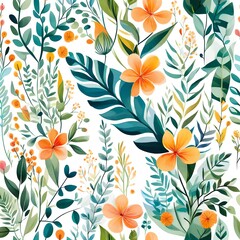 Fototapeta premium seamless floral pattern