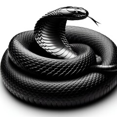 black and white rattlesnake
