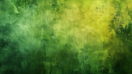 Green background with grunge texture - obrazy, fototapety, plakaty