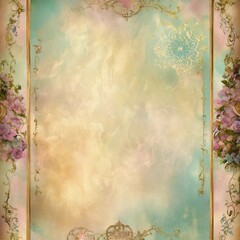 dreamy background ,Magical Thanksgiving Journal Kit: Dreamy Pastels & Fairytale Ar.t