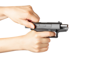 Reloading a Toy Pistol