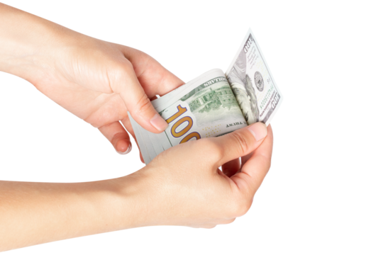 Counting American Dollars: Financial Precision in Action