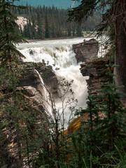 Waterfall in Banff Canada