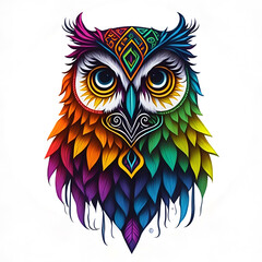 colorful tribal art and folklore illustration