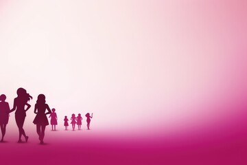 Fototapeta premium A womans day background for gender equality.