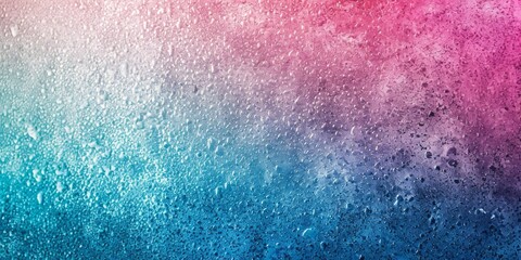 vibrant gradient transitioning from teal to deep pink with scattered particles throughout, creating a speckled effect reminiscent of a starry night sky.
