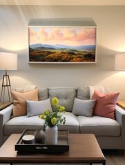 Pure Hilltop Panorama D�cor: Elevated Farmhouse Visions Wall Art