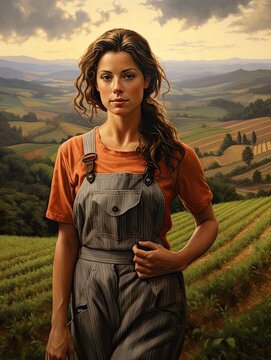 Timeless Tuscan Landscape Portraits: Field Painting on Rustic Roads and Ridges