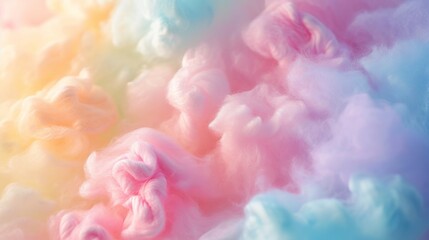 Fototapeta premium Cotton candy background