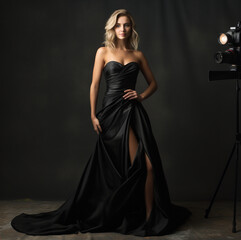 portrait of a woman in a dress