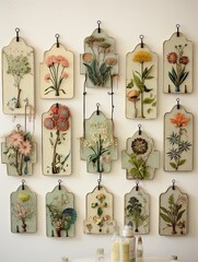 Vintage Flora Fields: Whimsical Botanical Wall Hangings for a Whimsical Home Art D�cor