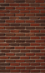 Fototapeta premium Brown brick texture. Stone wall background. Vintage wallpaper. Beautiful nature backdrop. Close-up. Stone surface. 