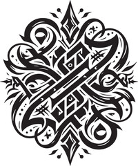 tattoo design, pattern, illustration, line art, black and white, symbol, tattoo art
