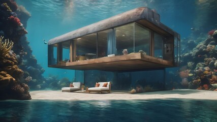 Home in water Background Very cool
