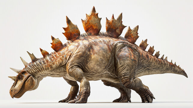 ステゴサウルスのイメージ - image of Stegosaurus - No4-4 Generative AI