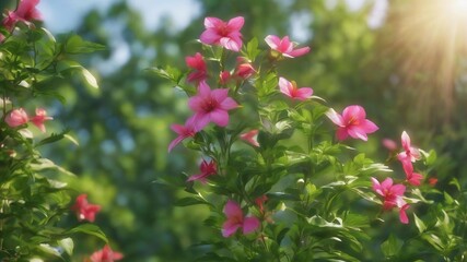 Obraz premium Flora summer beautiful tree herb