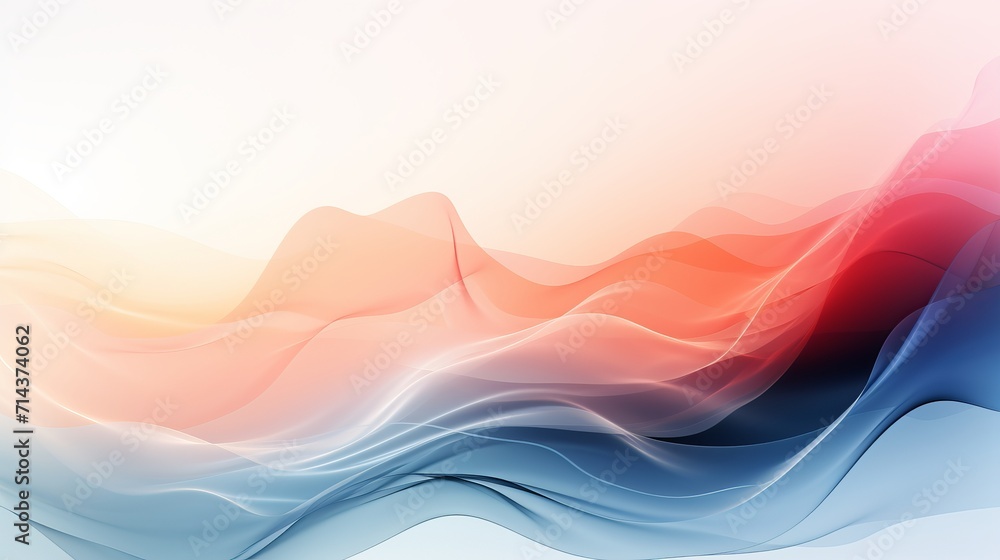 Aufkleber elegant pastel gradient abstract background with delicate tones for design and presentation