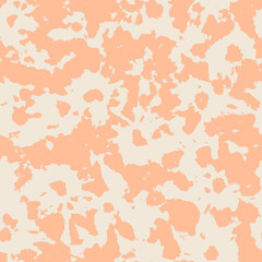 Tie dye shibori seamless pattern. Peach Fuzz color abstract texture.