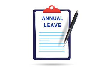 Concept of annual vacation and leave