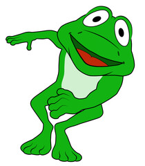 cartoon frog