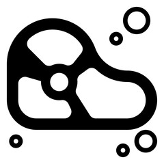 Meat icon, glyph icon style