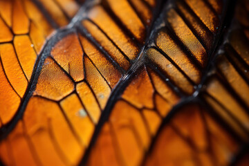 Butterfly Beauty: Nature's Textured Wings in Close-Up Macro Photography.