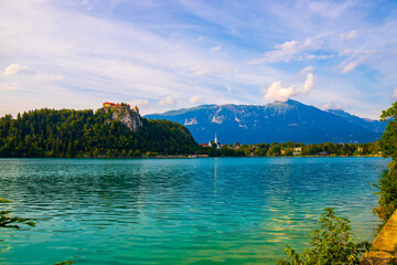 Lake Bled in Slovenia - beautiful view