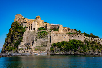 Fototapeta na wymiar Aragonese Castle of Ischia - Italy