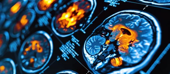 Foto op Aluminium High resolution PET CT scan of the human brain. © 2rogan