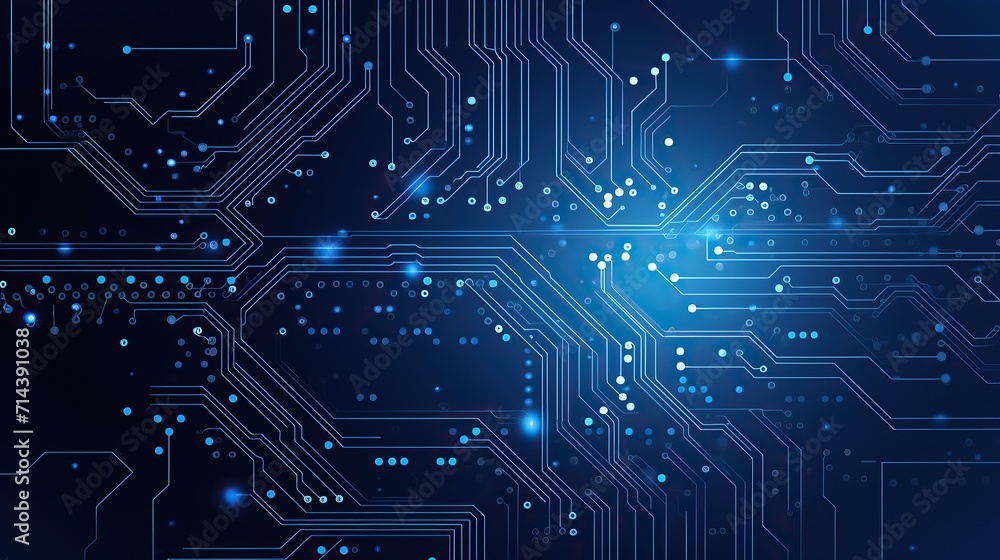 Poster circuit technology background with high-tech digital data connection system, cyber circuit future te