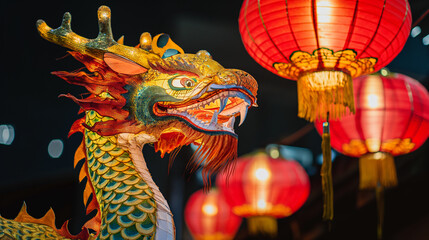 chinese dragon lantern