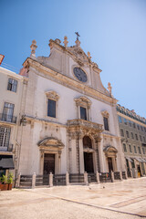  Beautiful Church of Saint Dominic in Lisbon's old city.