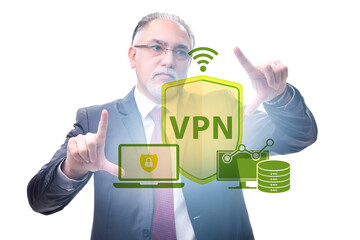 Virtual private network VPN cyber concept