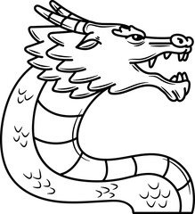Chinese Dragon Illustration